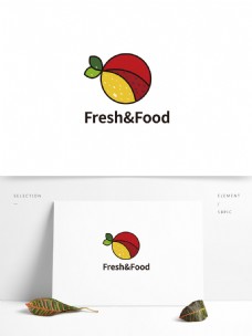 原创多彩缤纷生鲜水果超市logo图片