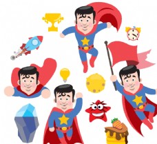 超级英雄卡通形象设计