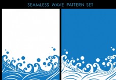 中国风设计古风海浪底纹