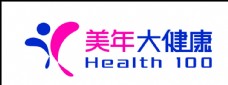 健美美年大健康logo标志矢量素材