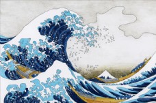 中国风设计古风海浪