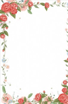 牡丹花卉海报背景素材
