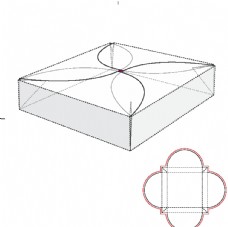 包装盒 礼盒 设计图 效果图