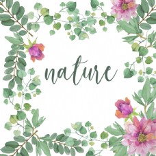 画册封面背景手绘植物花卉背景
