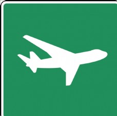 飞机场外国交通图标飞机机场标志
