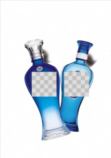 蓝天天之蓝海之蓝瓶身