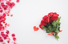 科技婚礼素材红玫瑰情人节素材
