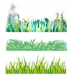 平面设计草丛