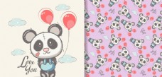 装饰品卡通熊猫