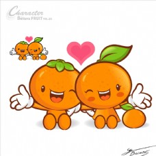 卡通动漫 橘子 橙子 柑子