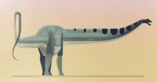 恐龙插画彩色插画恐龙动物背景