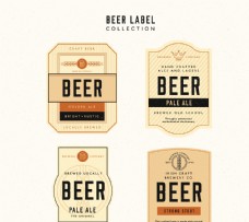 啤酒标签与橙色细节