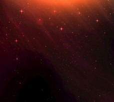红光的星系背景