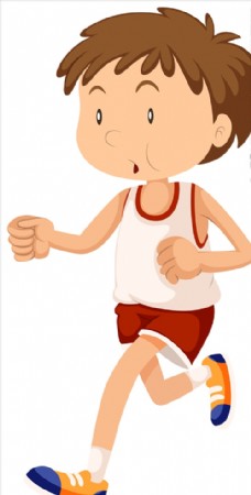 卡通运动员
