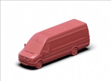 3D车模小货车3D模型