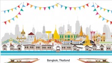 出国旅游海报曼谷旅游海报