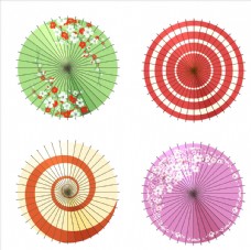 水墨中国风油纸伞