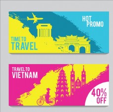 出国旅游海报越南旅游