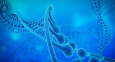 三维设计DNA基因链条背景