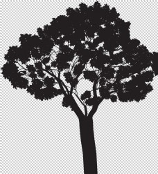 卡通树