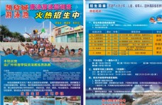 游泳培训招生宣传单