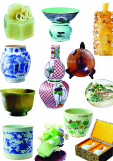 中华文化文物古董瓷器花瓶