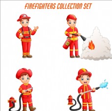 画册设计消防员
