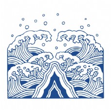 中国风设计中国风青花瓷花纹图案