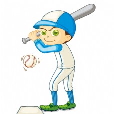 棒球运动插画