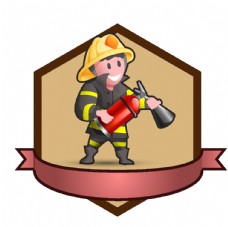 消防图标插画