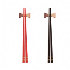 日系矢量中式日式筷子素材