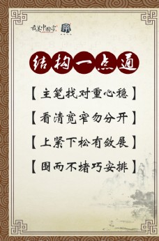 美国最美中国字海报