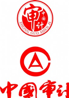 全球电视卡通形象矢量LOGO中国审计logo