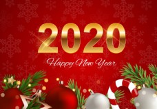 装饰品2020新年背景
