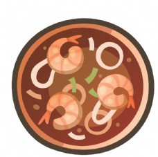 美食插图韩国美食插画图案