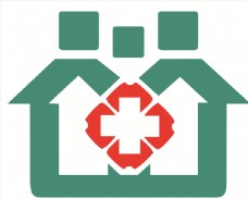 十字花卫生室标志医院标志