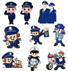 其它卡通警察