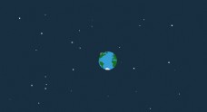 地球背景彩色地球卡通背景