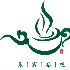 餐厅茶馆logo