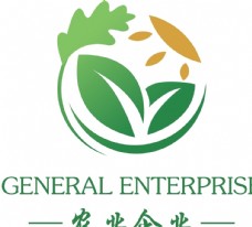 中国风设计农业logo