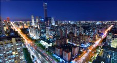 多媒体航拍中国城市发展