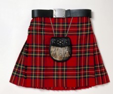 苏格兰裙 格子布纹