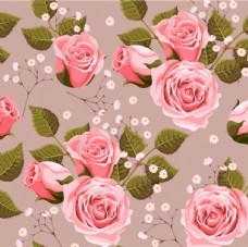 结婚背景设计粉色玫瑰花